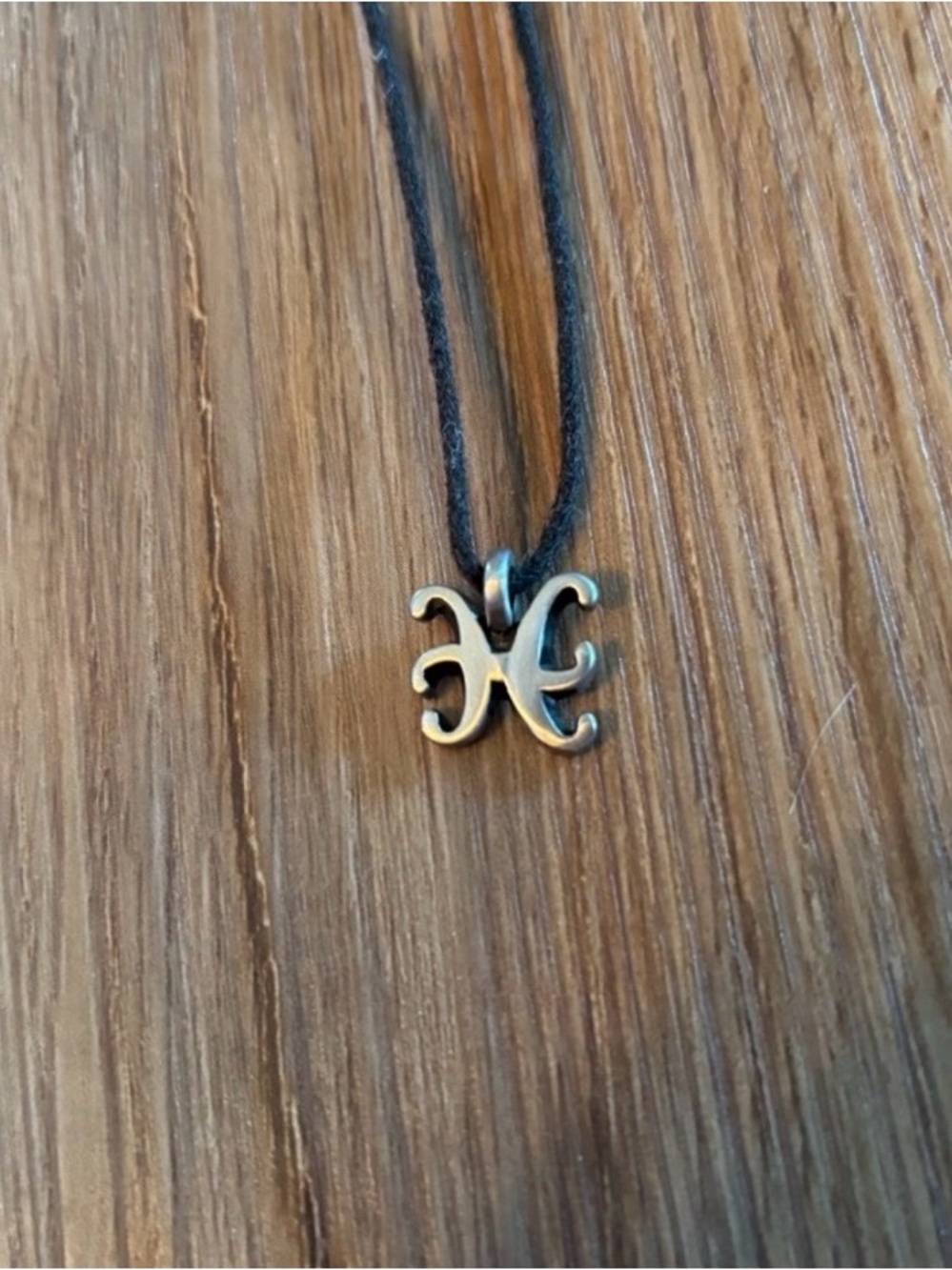 Earthbound Pisces necklace- Sliver pendant